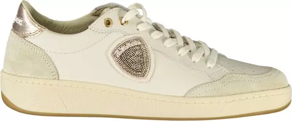 White Leather Women Sneaker
