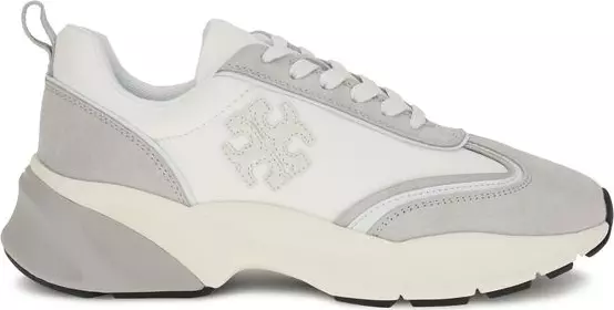 White Calf Leather Bos Taurus Athletic Sneakers
