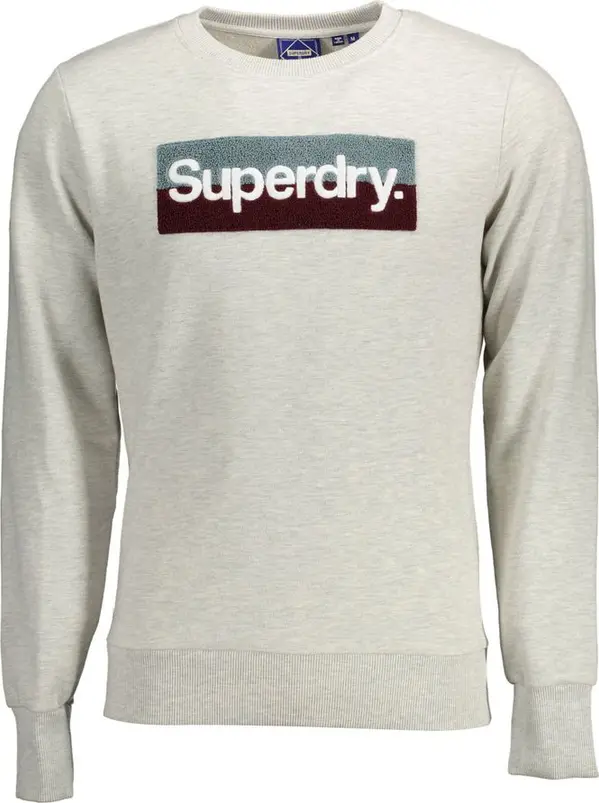 Grigio Cotton Men Sweatshirt