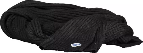 Black Cotton Men Scarf