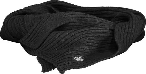 Black Wool Men's Scarf