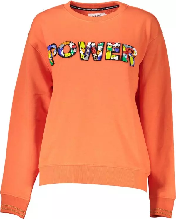 Arancione Cotton Women Sweatshirt
