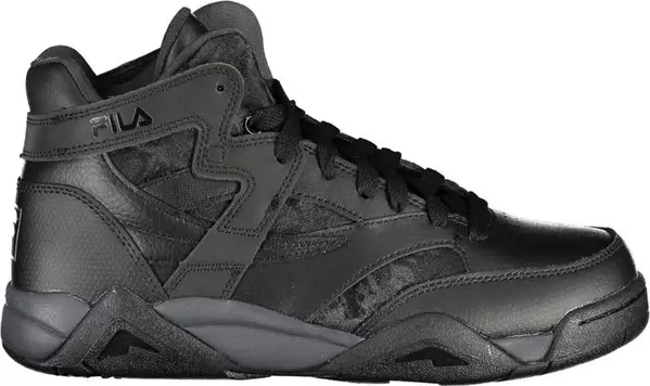 Black Polyurethane Women Sneaker