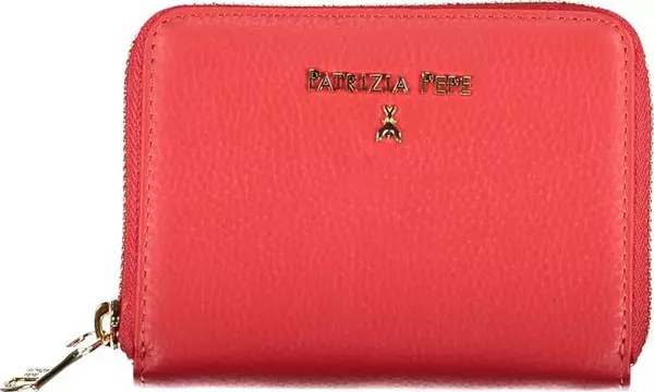 Rosso Poliuretano Woman Wallet