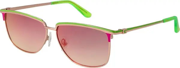 Bicolor Metal Sunglasses