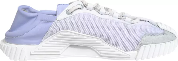 Purple White NS1 Lace Up Low Top Sneakers Shoes