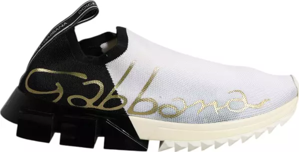 White Black Low Top Sorrento Sneakers Shoes