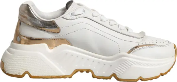 White Gold Daymaster Low Top Sneakers Shoes