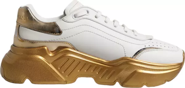 White Gold Daymaster Low Top Sneakers Shoes