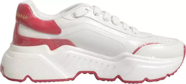 White Pink Daymaster Low Top Sneakers Shoes