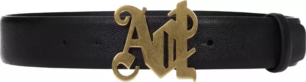 Black Leather Regular Belt