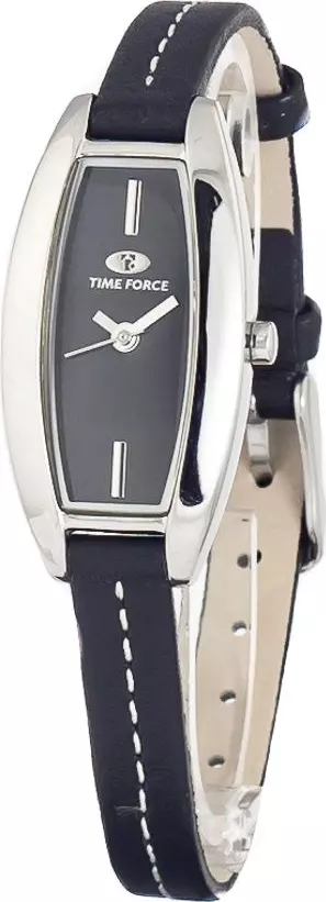 Black Leather Dress Watch