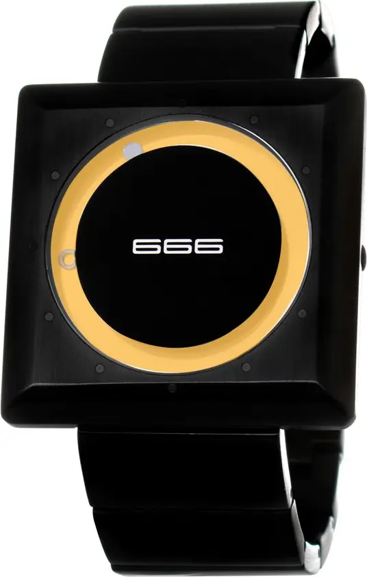 Black Stainless Steel Dress Watch