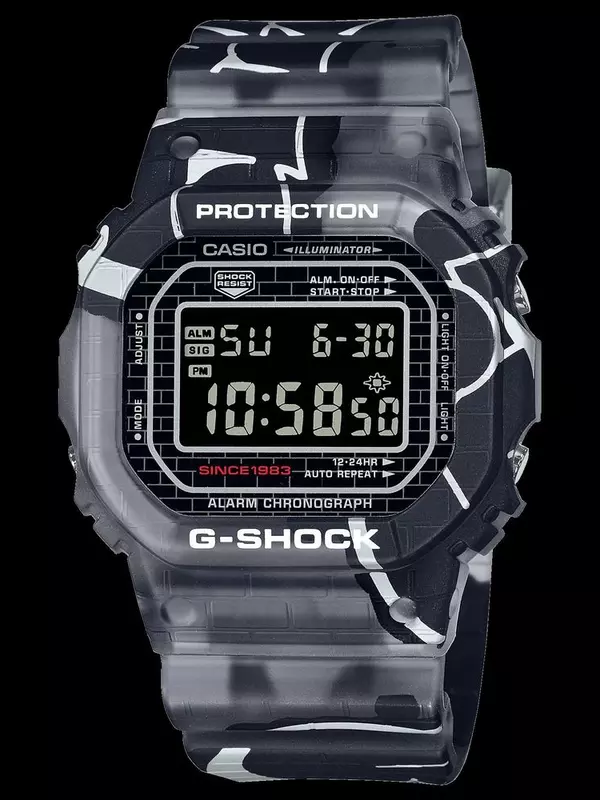 Gray Resin Digital Watch
