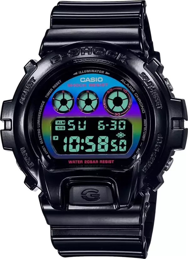 Black Resin Digital Watch