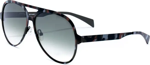 Brown Metal Sunglasses