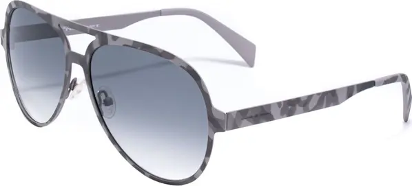 Gray Metal Sunglasses