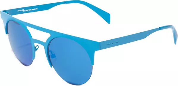Blue Metal Sunglasses