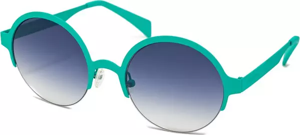 Blue Metal Sunglasses