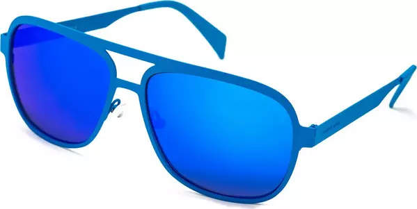 Blue Metal Sunglasses