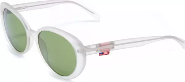 White Acetate Sunglasses