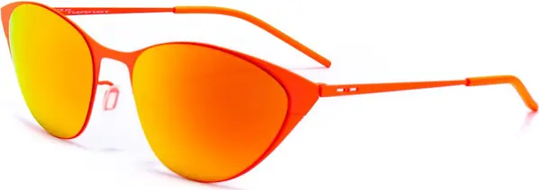 Orange Metal Sunglasses