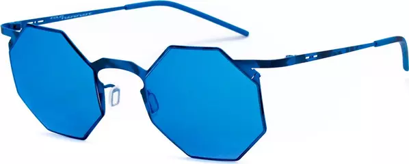 Blue Metal Sunglasses