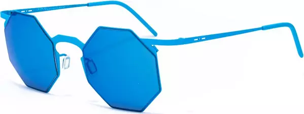 Blue Metal Sunglasses
