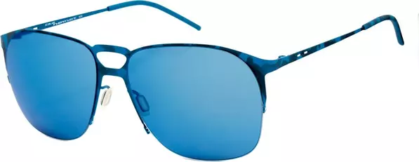 Blue Metal Sunglasses