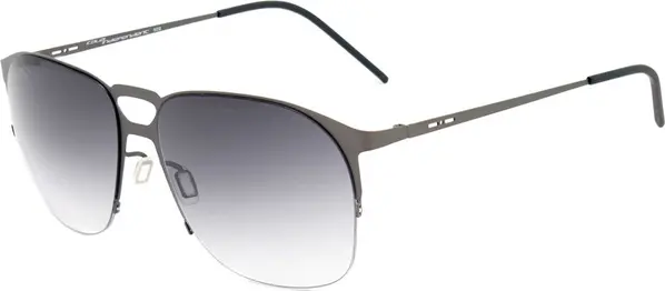 Gray Metal Sunglasses