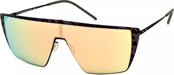 Brown Metal Sunglasses