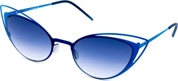 Blue Metal Sunglasses