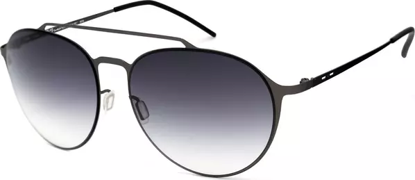 Gray Metal Sunglasses