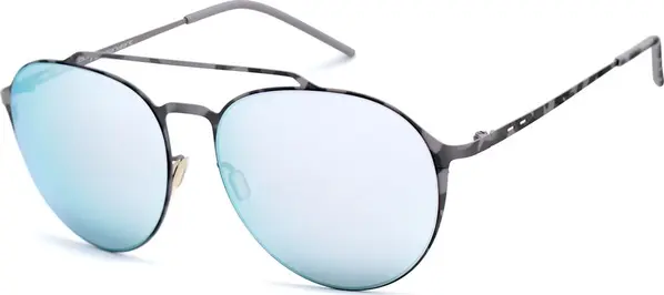 Gray Metal Sunglasses