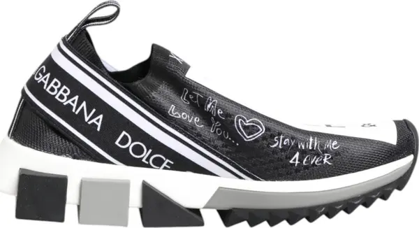 Black White Sorrento Low Top Sneakers Shoes