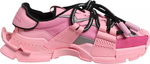 Pink Low Top Space Women Sneakers Shoes