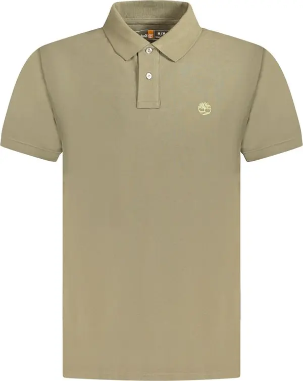 Green Cotton Polo T-Shirt