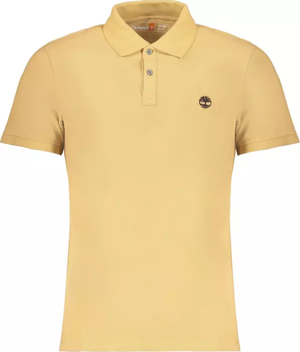 Beige Cotton Polo Shirt