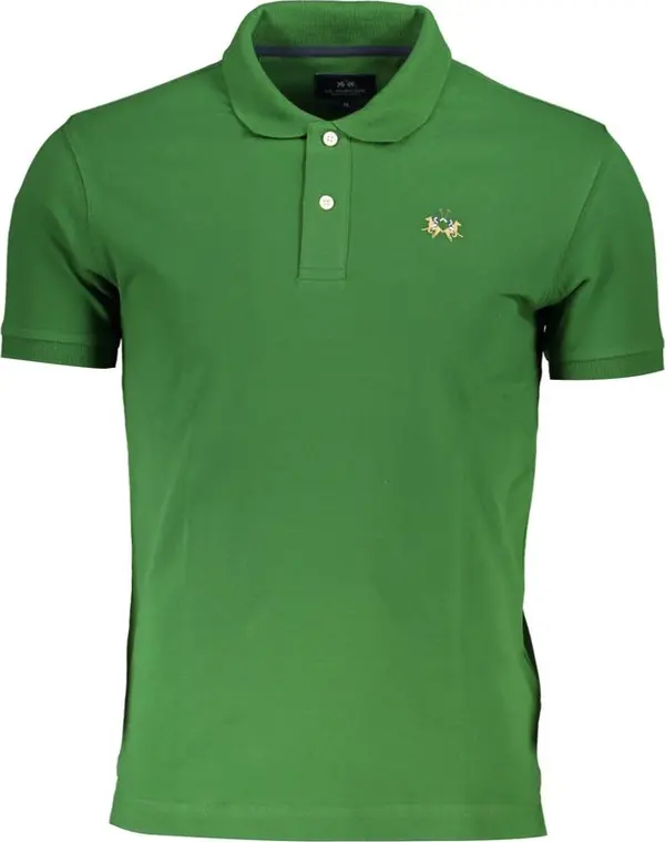 Green Cotton Polo Shirt