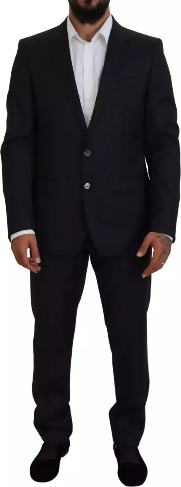 Melange Grey Wool 2 Piece MARTINI Suit