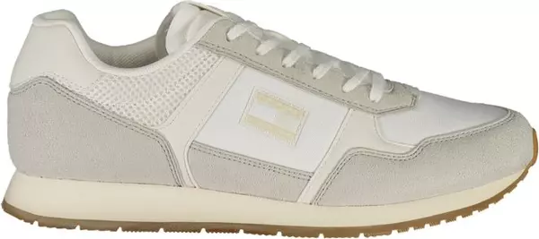 Bianco Polyurethane Men Sneaker