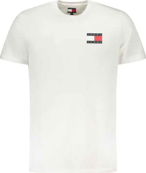 White Cotton Men's T-Shirt