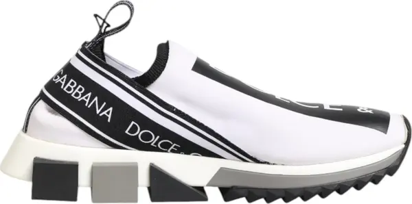 Black White Slip On Sorrento Sneakers Shoes