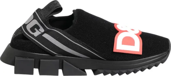 Black Grey Slip On Sorrento Sneakers Shoes