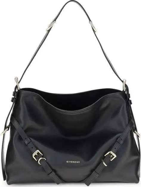 Black Calf Leather Bos Taurus Handbag