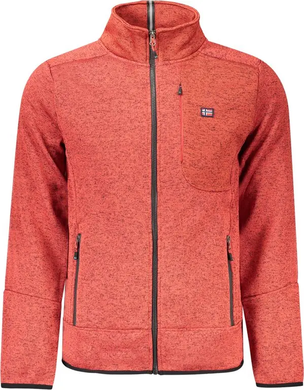 Rosso Polyester Mens Sweatshirt