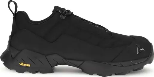 Black Polyamide Athletic Sneakers