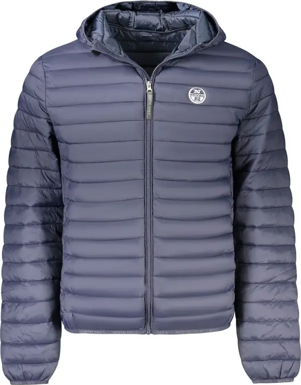 Blue Polyamide Men's Jacket