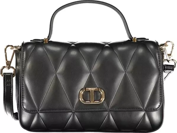 Nero Polyurethane Women's Shoulder Bag