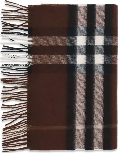 Brown Cashmere Scarf